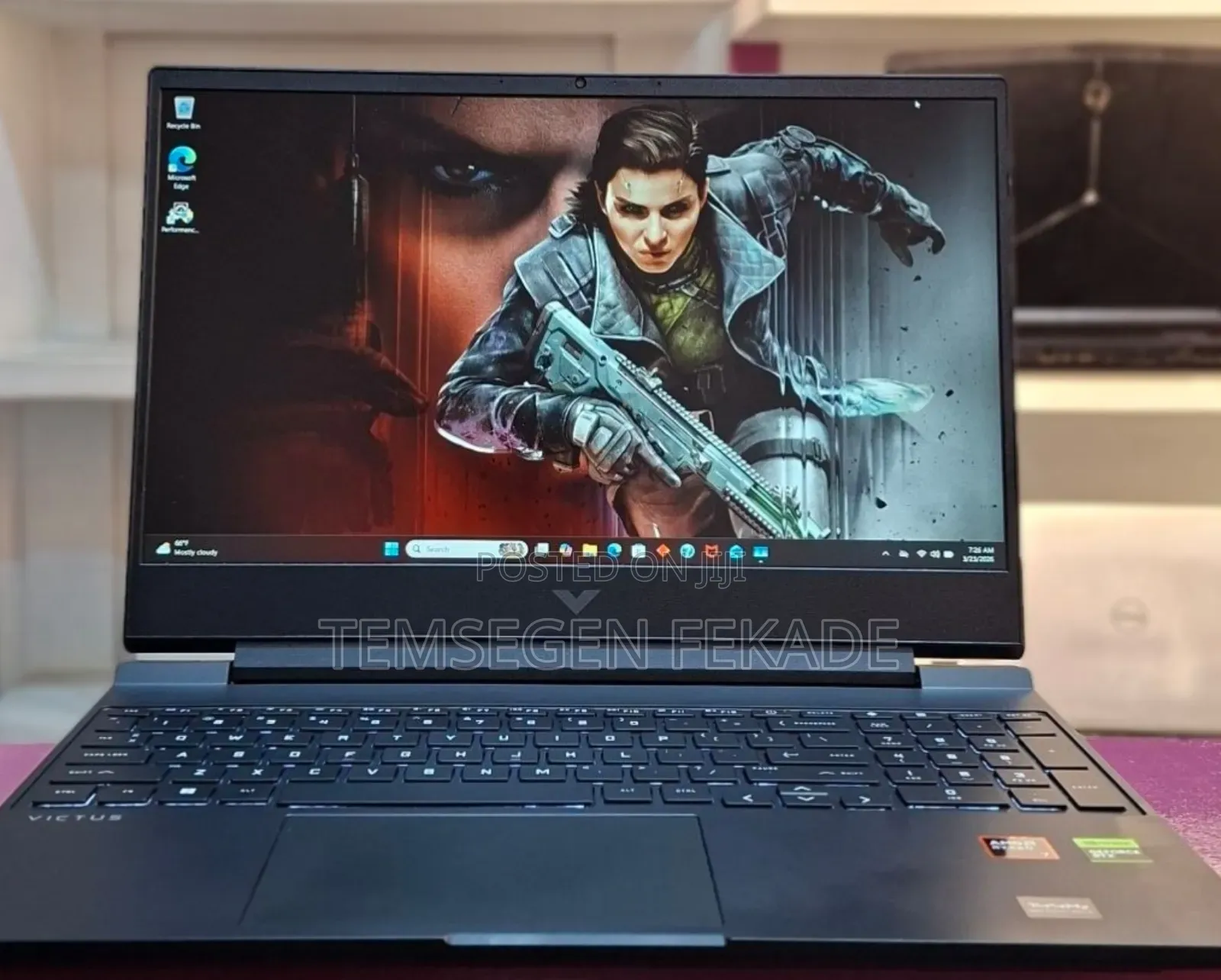 New Laptop HP Victus 16 16GB AMD Ryzen 7 SSD 512GB