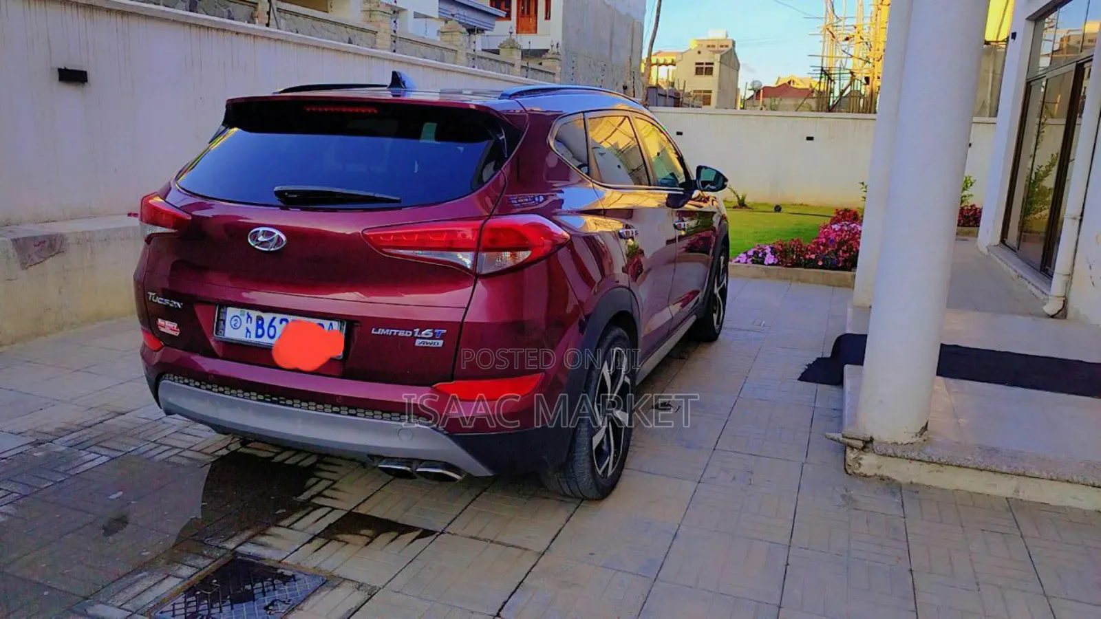Hyundai Tucson Limited AWD 2016 Burgundy