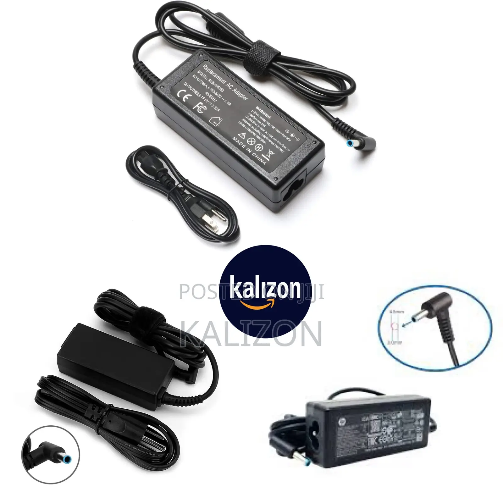 Original HP Laptop Charger ኦርጅናል ኢች ፒ ላፕቶፕ ቻርጀር