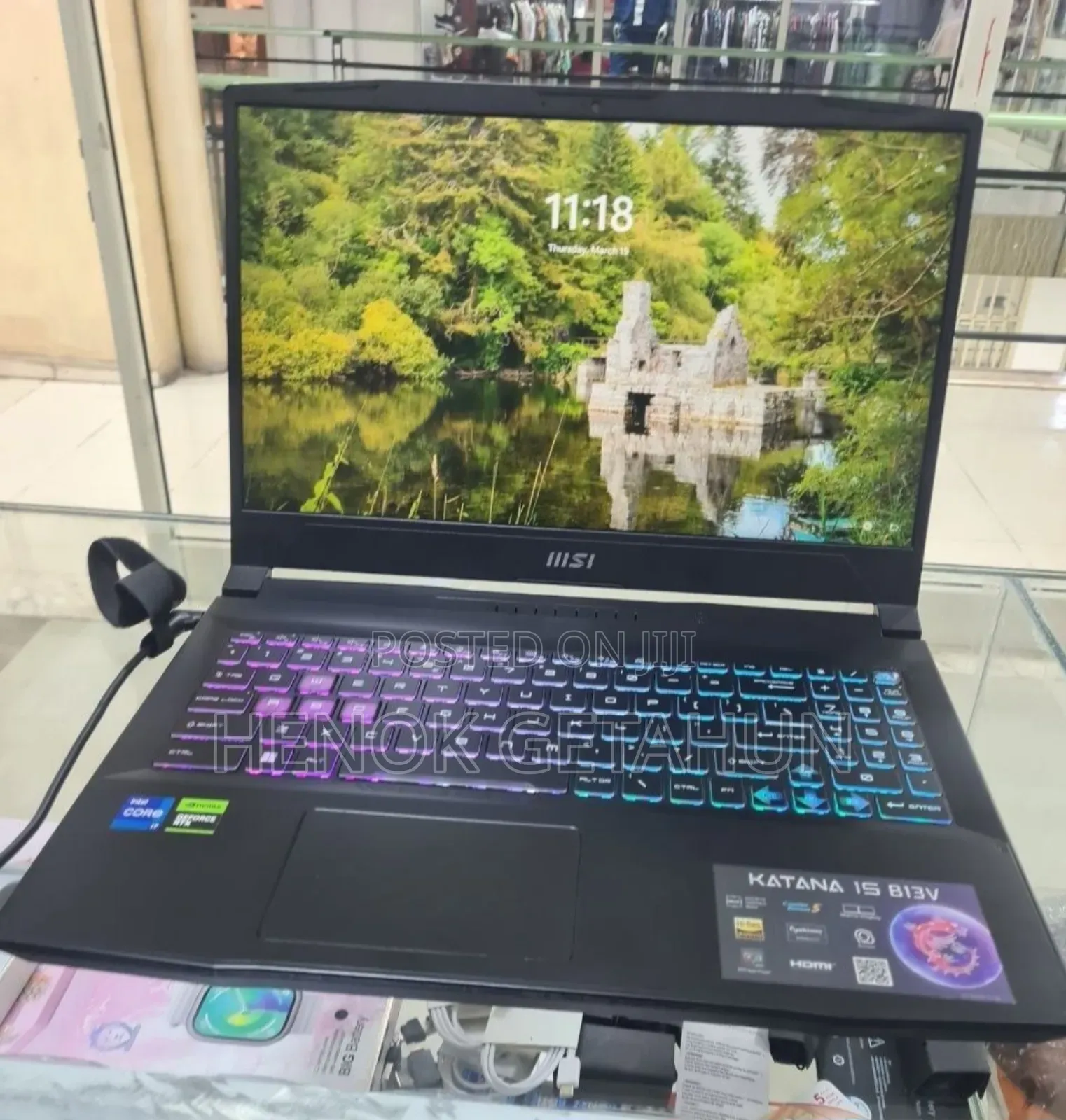 New Laptop MSI Katana 15 16GB Intel Core i7 SSD 512GB