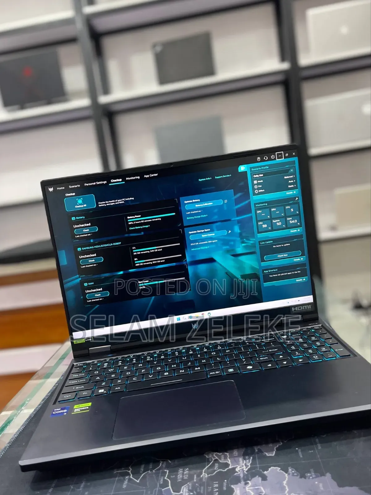 New Laptop Acer Predator Helios 16 16GB Intel Core i9 SSD 1T