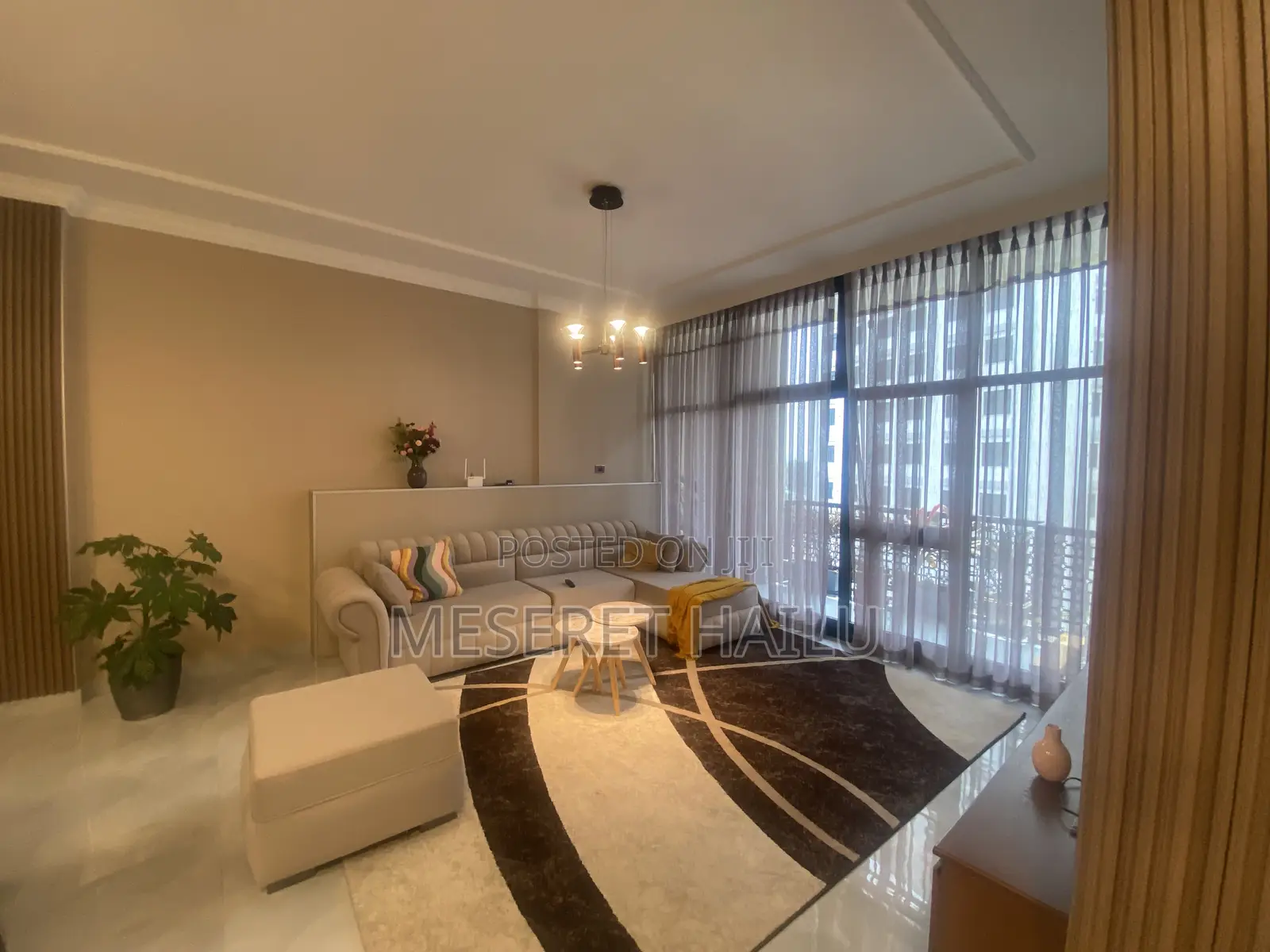 Furnished 2bdrm Apartment in Welo Sefer, Bole for rent