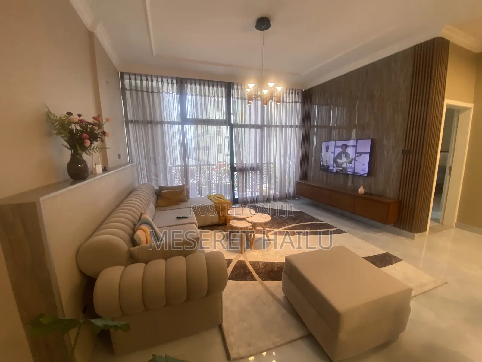 Furnished 2bdrm Apartment in Welo Sefer, Bole for rent