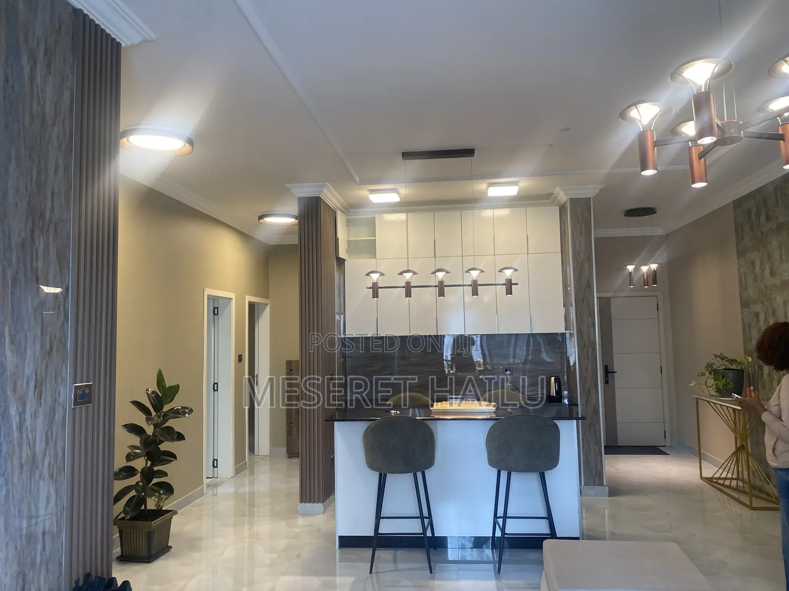 Furnished 2bdrm Apartment in Welo Sefer, Bole for rent