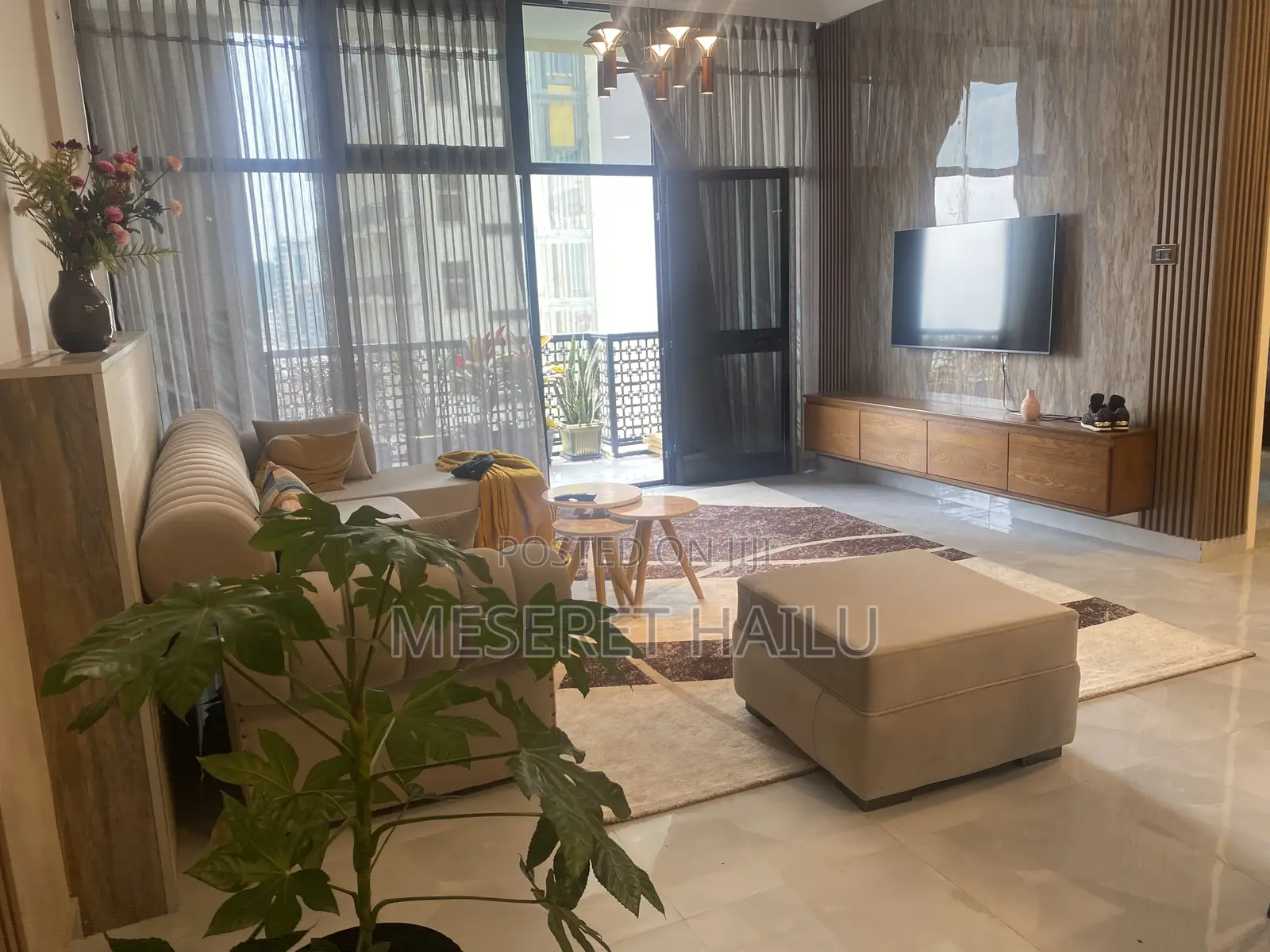 Furnished 2bdrm Apartment in Welo Sefer, Bole for rent