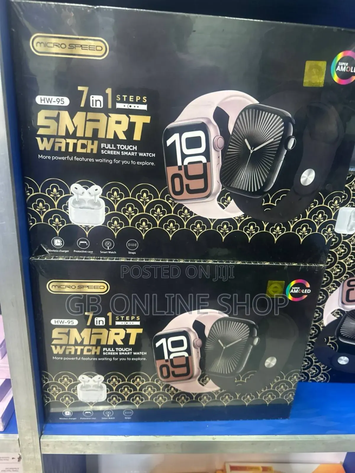 Micro Speed Hw-95 "7-in-1" Smart Watch Combo