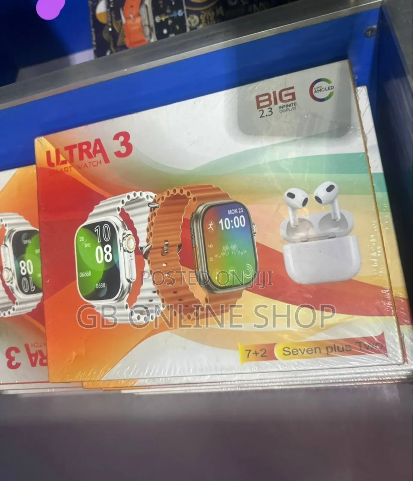 Ultra 3 Amoled Screen Smart Watch