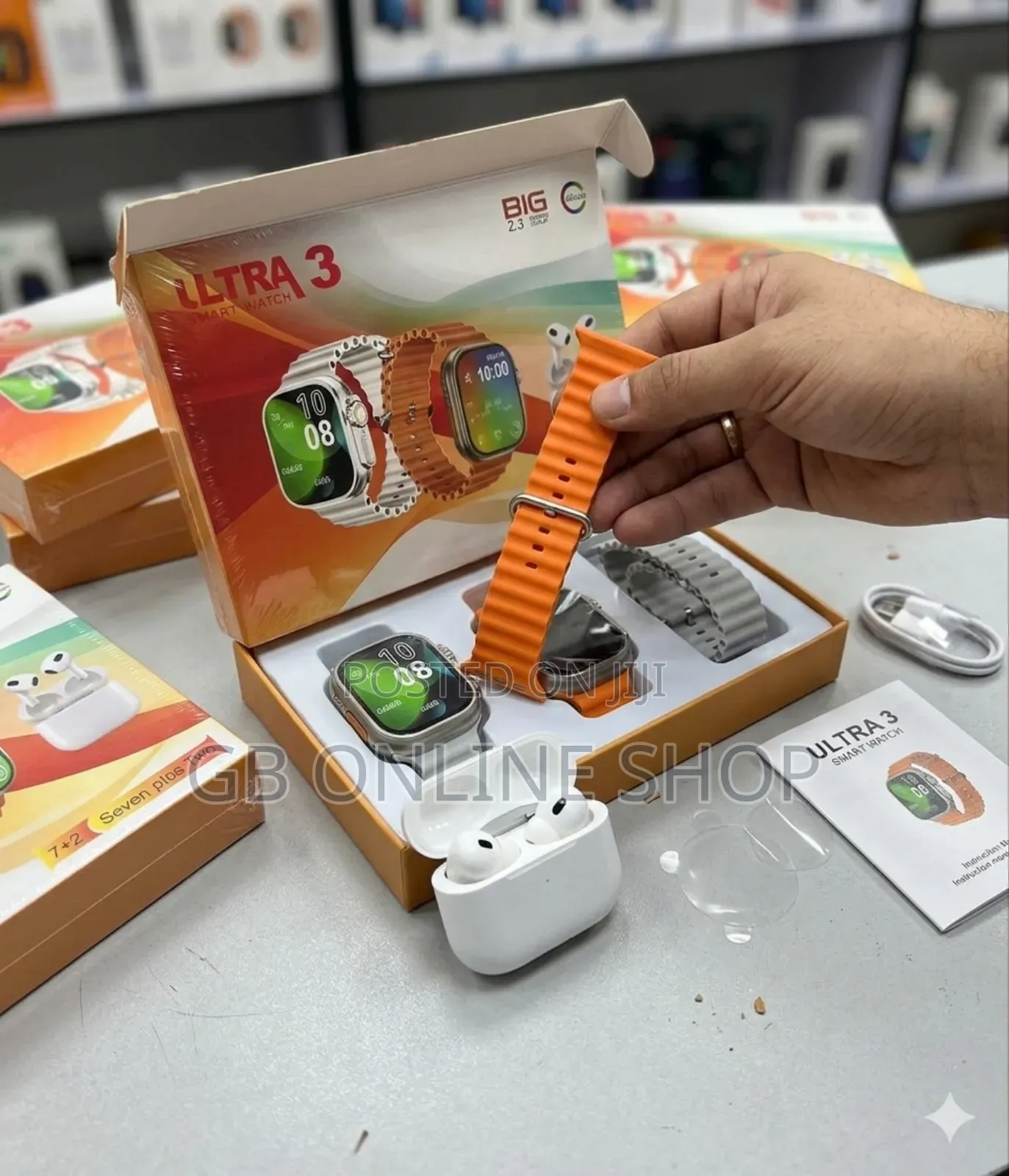 Ultra 3 Amoled Screen Smart Watch