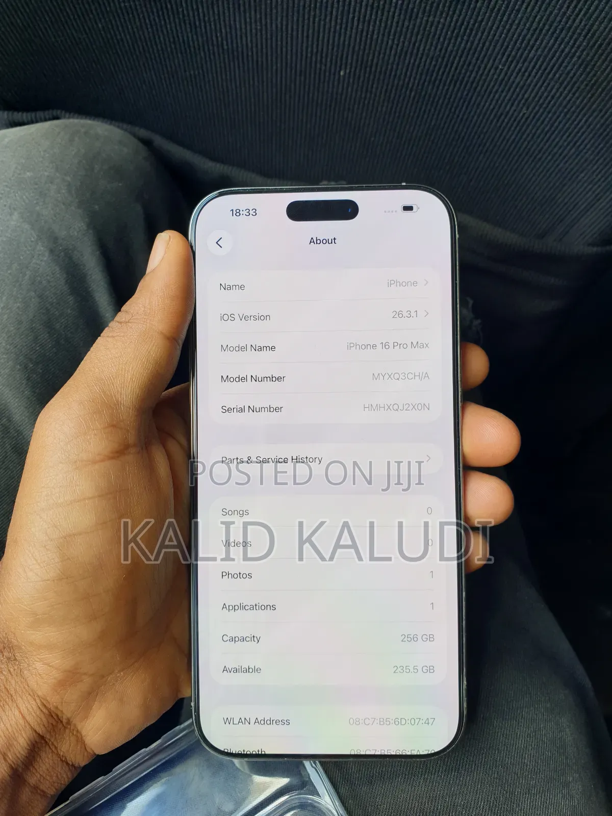New Apple iPhone 16 Pro Max 256 GB Silver