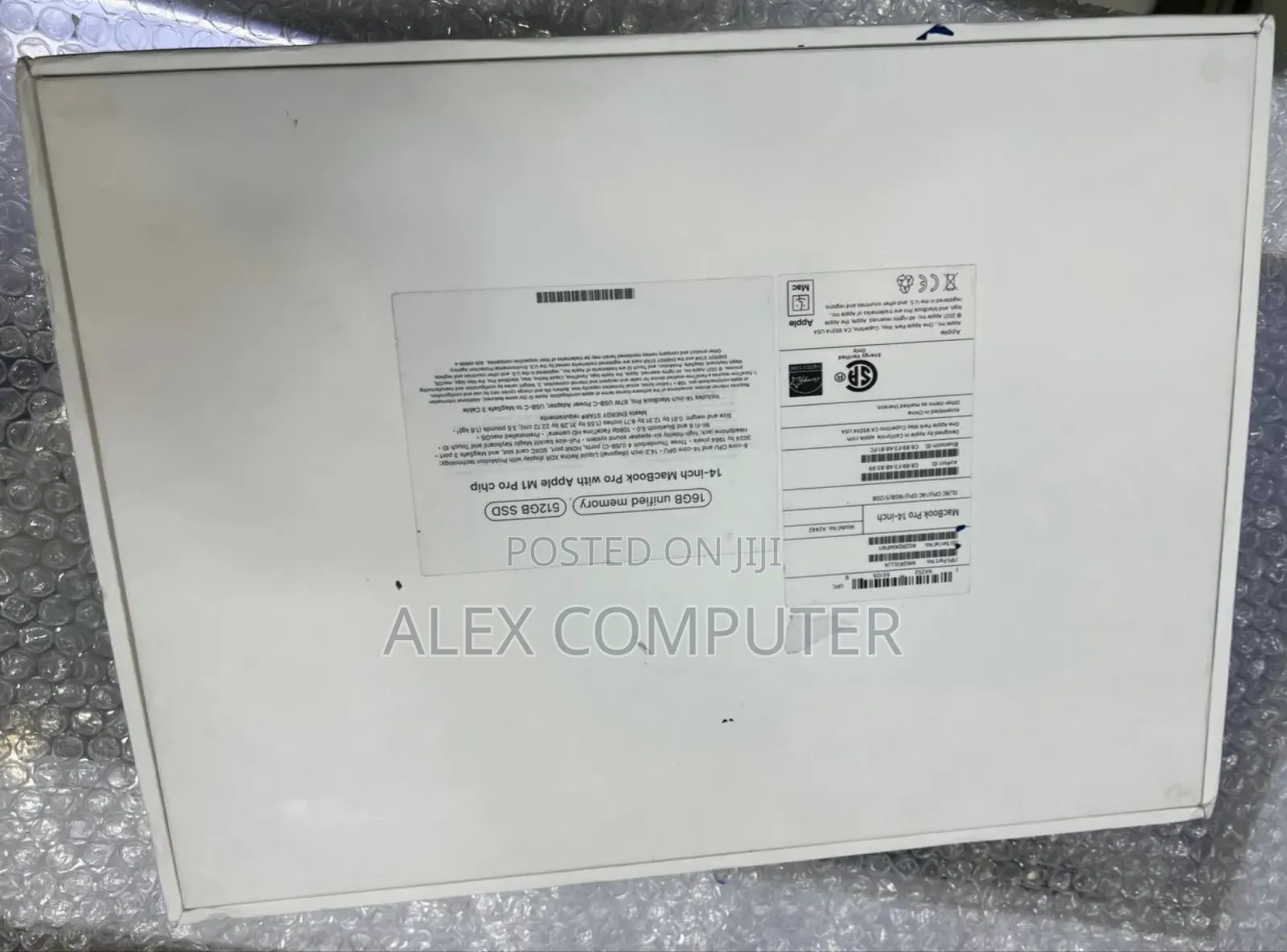 New Laptop Apple MacBook Pro M1 16GB Apple M1 Pro SSD 512GB