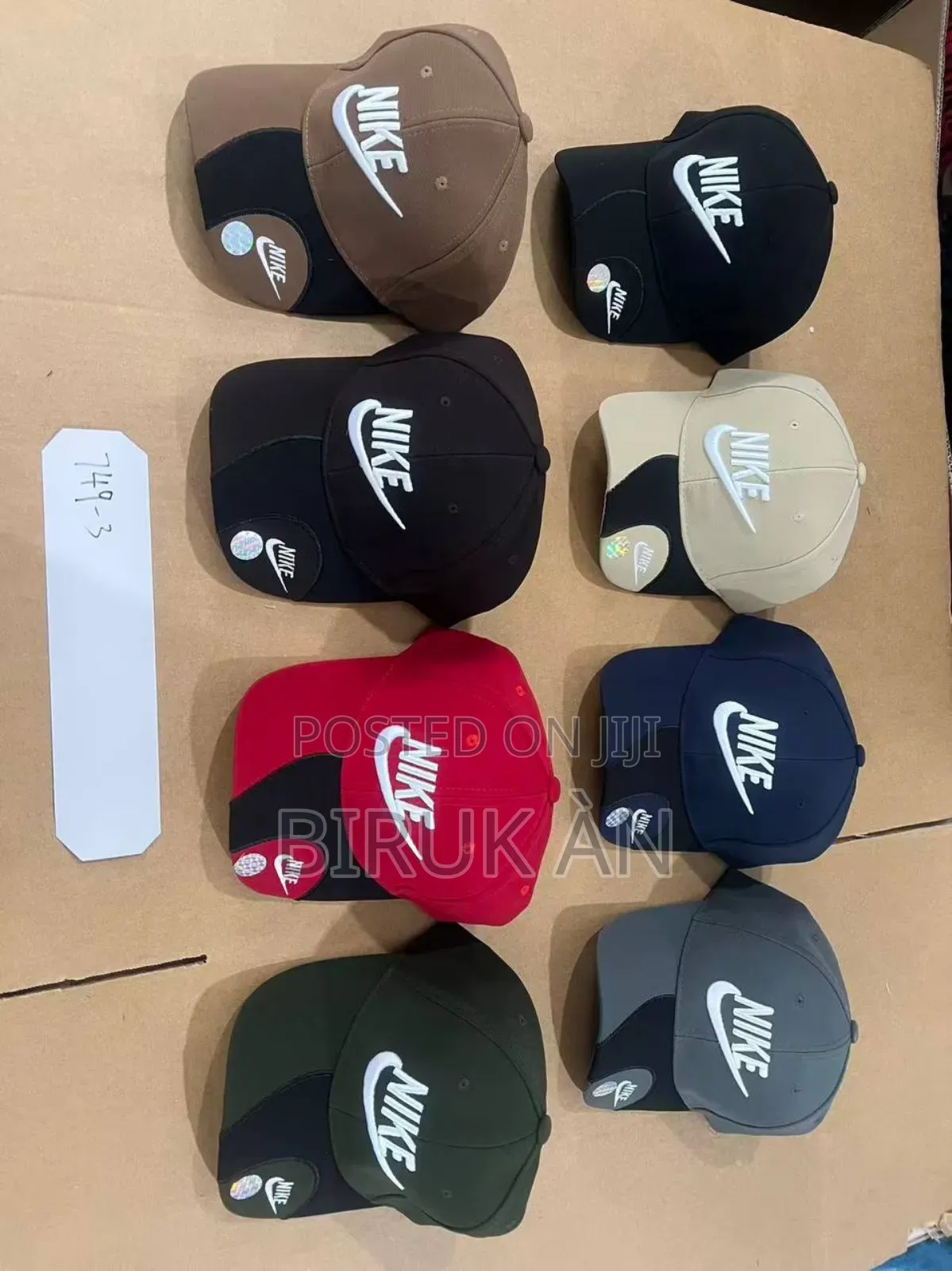 Different Brands Baseball Caps
