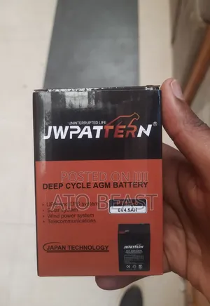 Jwpattern 6v 4.5ah Rechargeable Battery