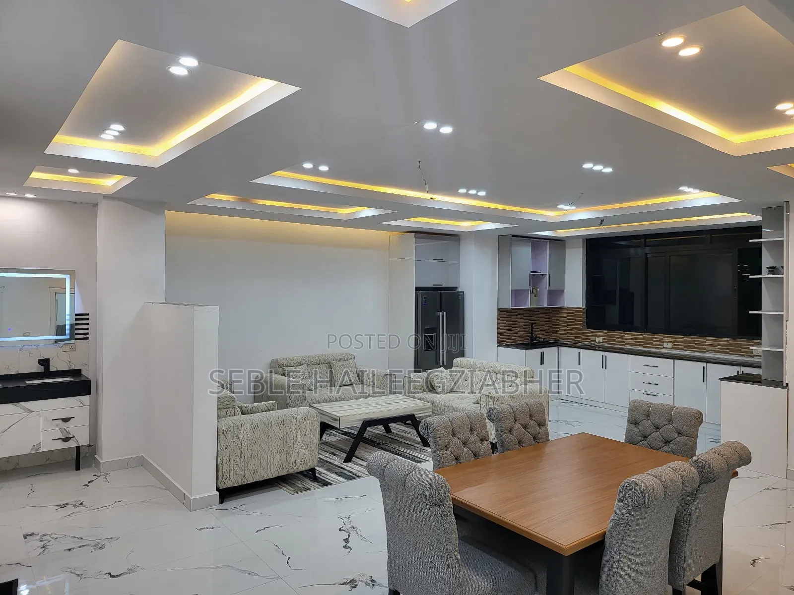 Furnished 2bdrm House in Yeka for rent