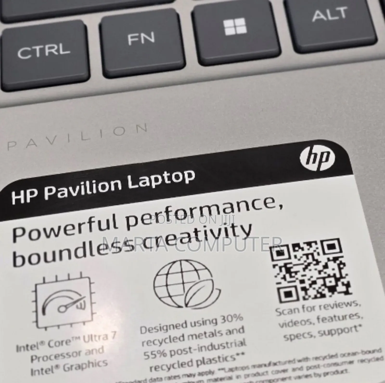New Laptop HP Pavilion 15 16GB Intel Core Ultra 7 SSD 512GB