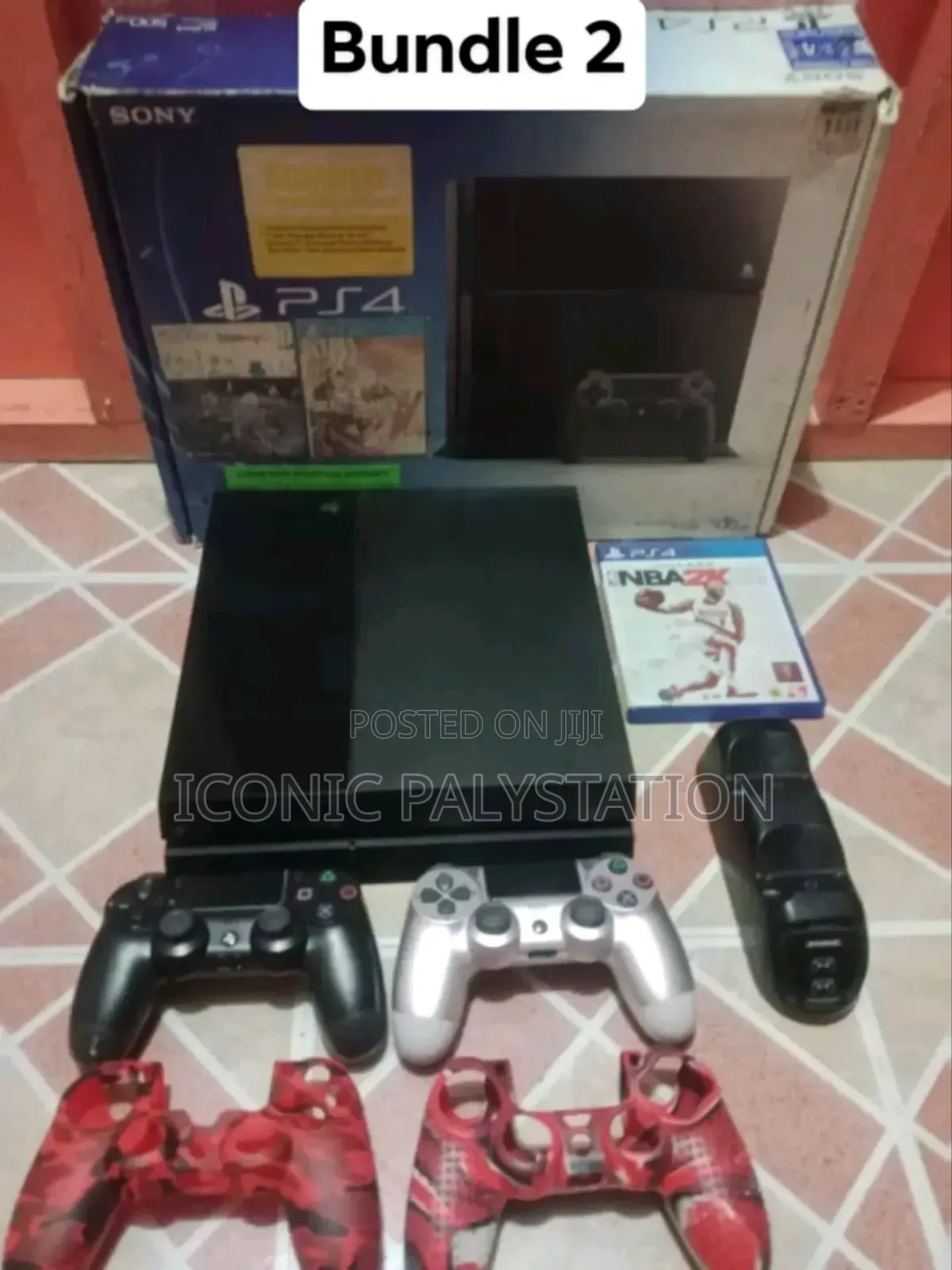 Iconic Playstation Bring Ps4 Jealbeark for Gamers With Year Warranty