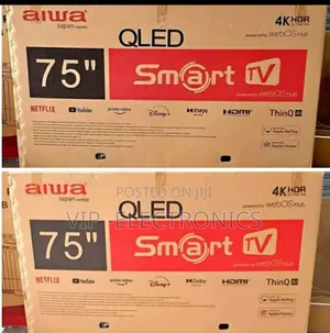 Aiwa Tv 75 Inch Smart Tv – Hdr Hd Display Smart Features