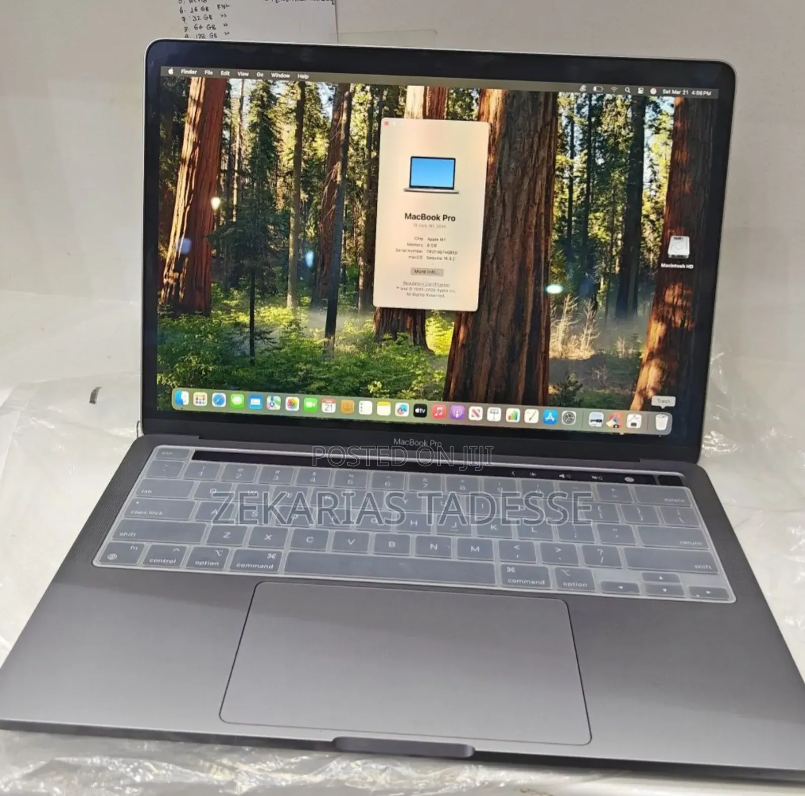 New Laptop Apple MacBook Pro M1 8GB Apple M1 Pro SSD 256GB