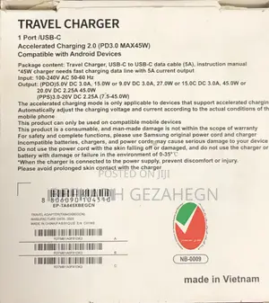 45 W Type-C Mobile Charger