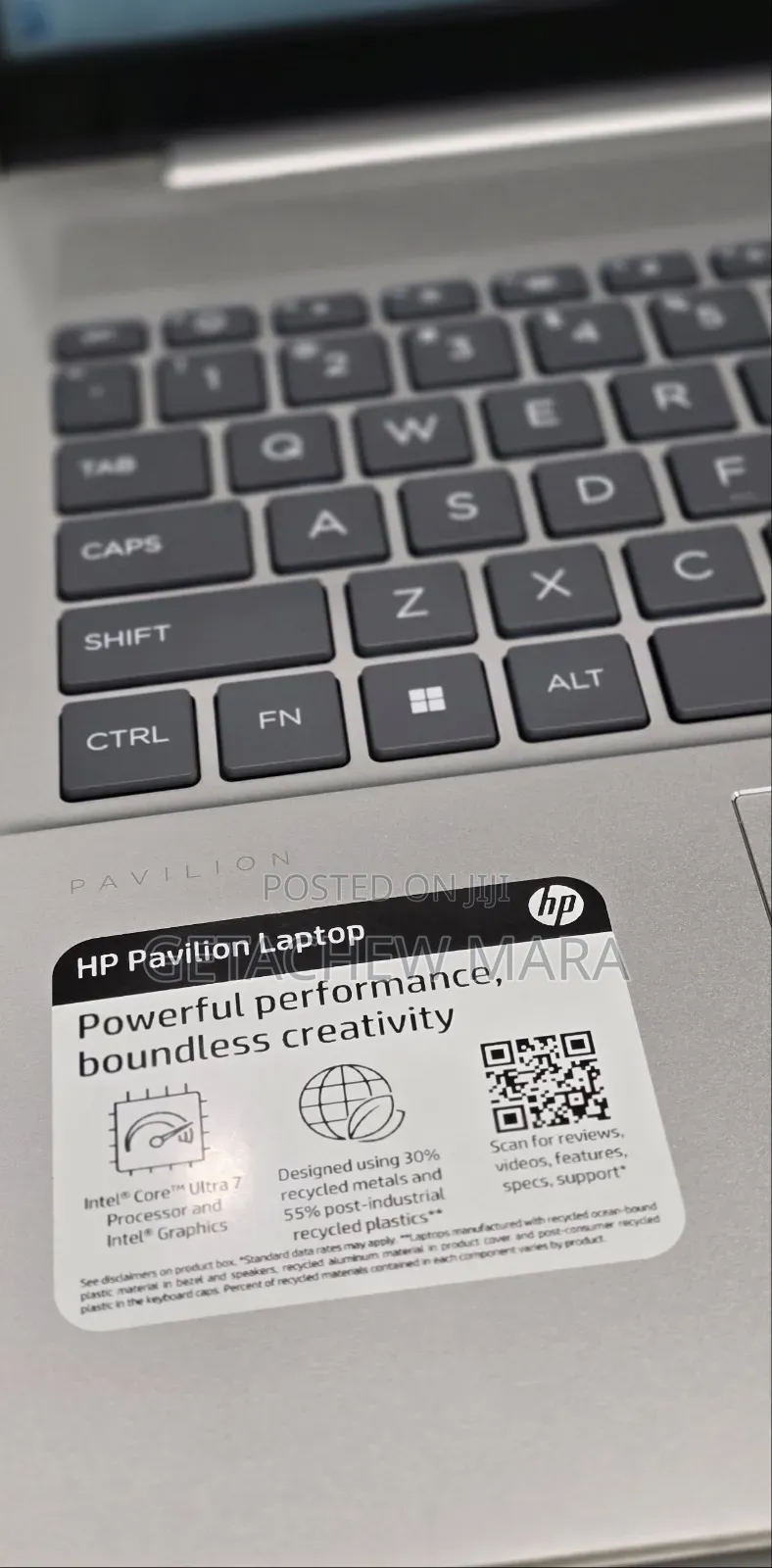 New Laptop HP Pavilion 15 16GB Intel Core Ultra 7 SSD 512GB