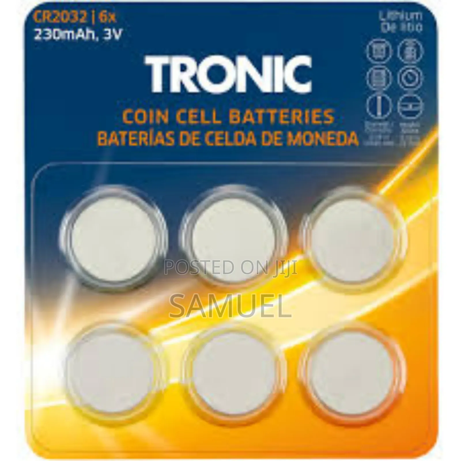 Tronic 1.55v,9v,12, 2032,2016,1220,1616,1620 Orginal Germany Battery