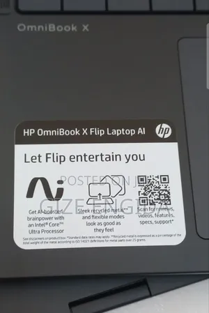 New Laptop HP OmniBook X Flip 16" 16GB Intel Core Ultra 7 SSD 1T