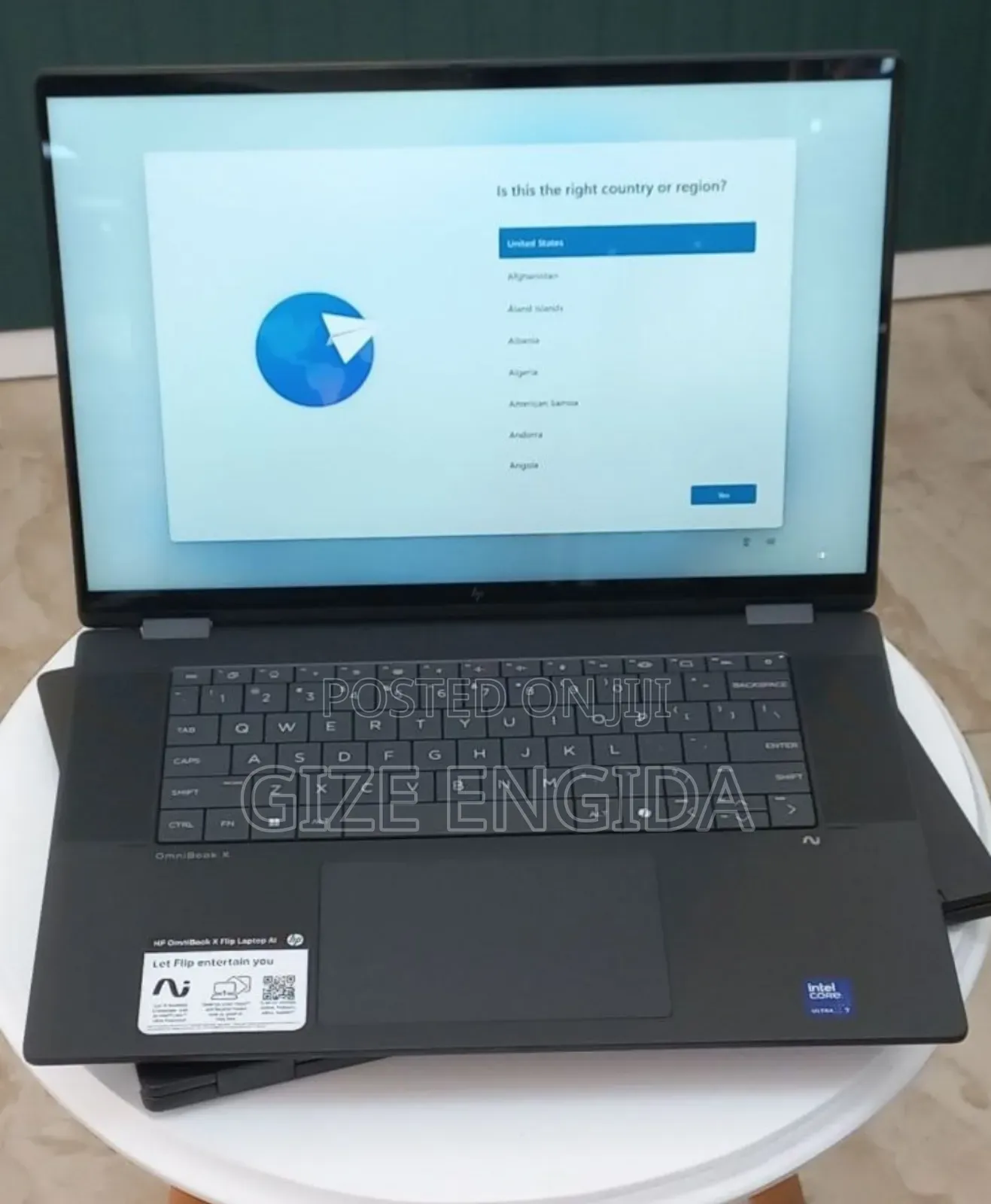 New Laptop HP OmniBook X Flip 16" 16GB Intel Core Ultra 7 SSD 1T