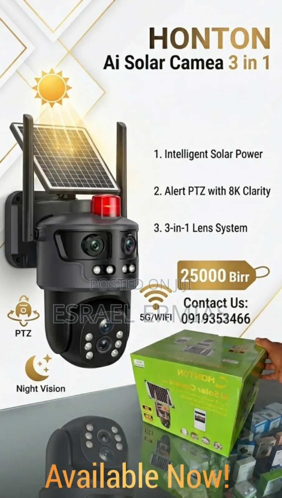 3 in 1 Honton CCTV Camera