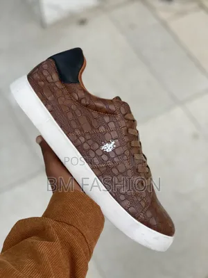 Us Polo Assn Men's Brown Low-Top Court Shoes