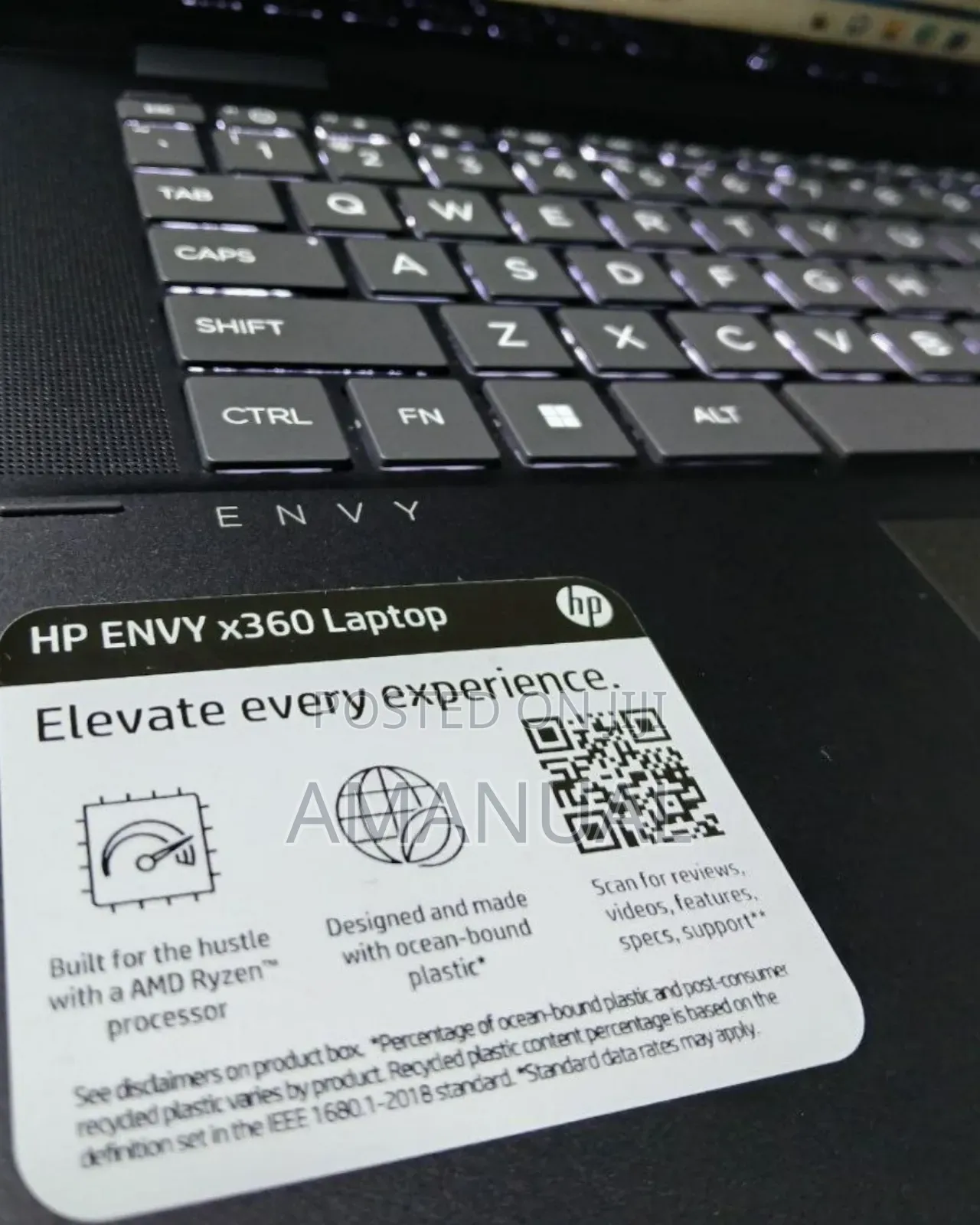 New Laptop HP Envy X360 8GB AMD Ryzen 5 SSD 512GB