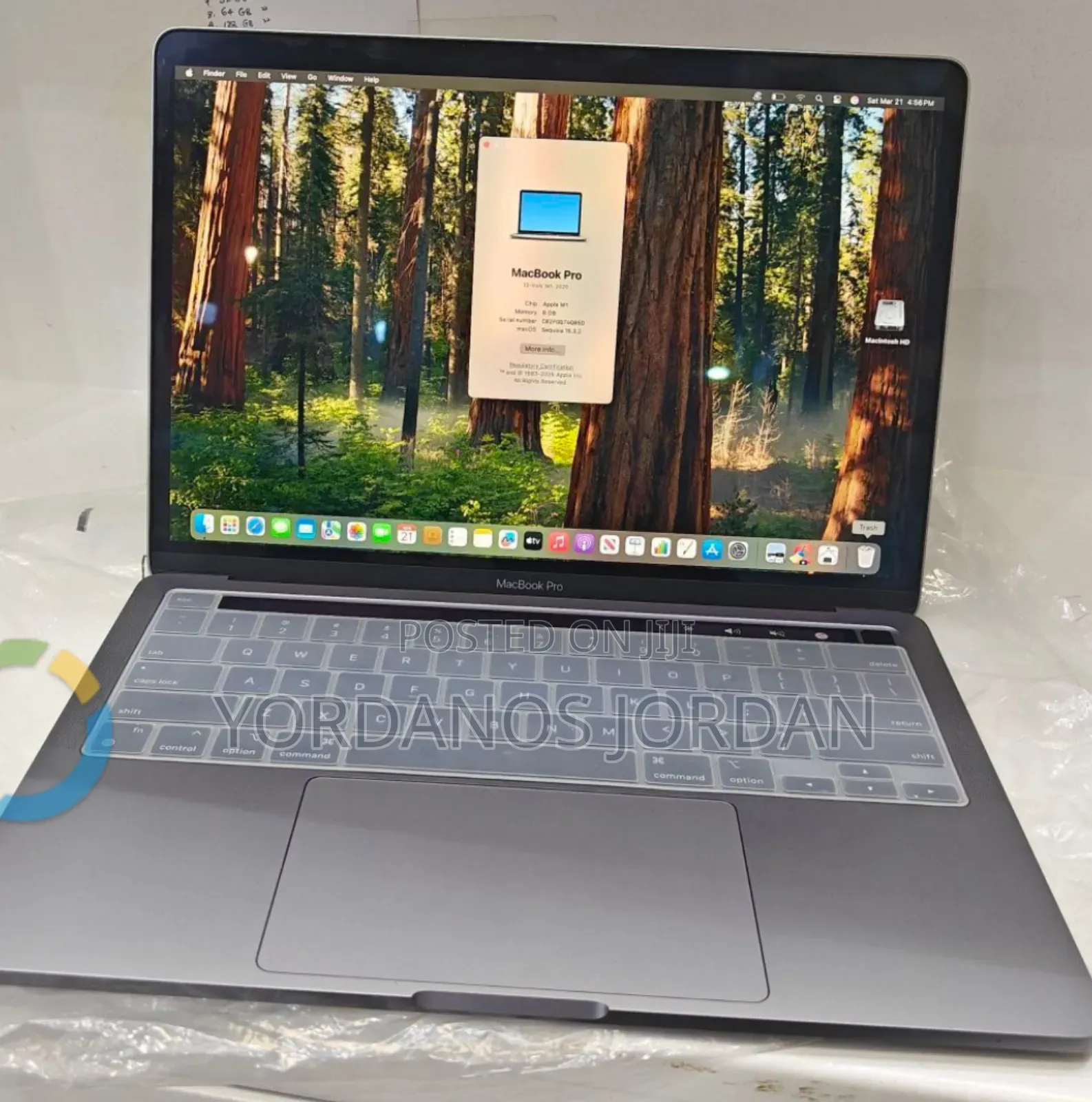 New Laptop Apple MacBook Pro M1 8GB Apple M1 Pro SSD 256GB
