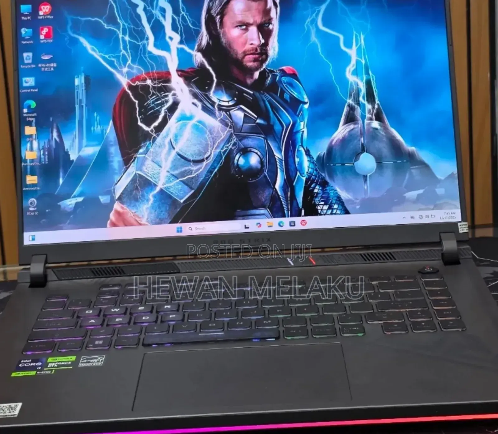 New Laptop Asus ROG Strix G16 G614 16GB Intel Core i9 SSD 1T