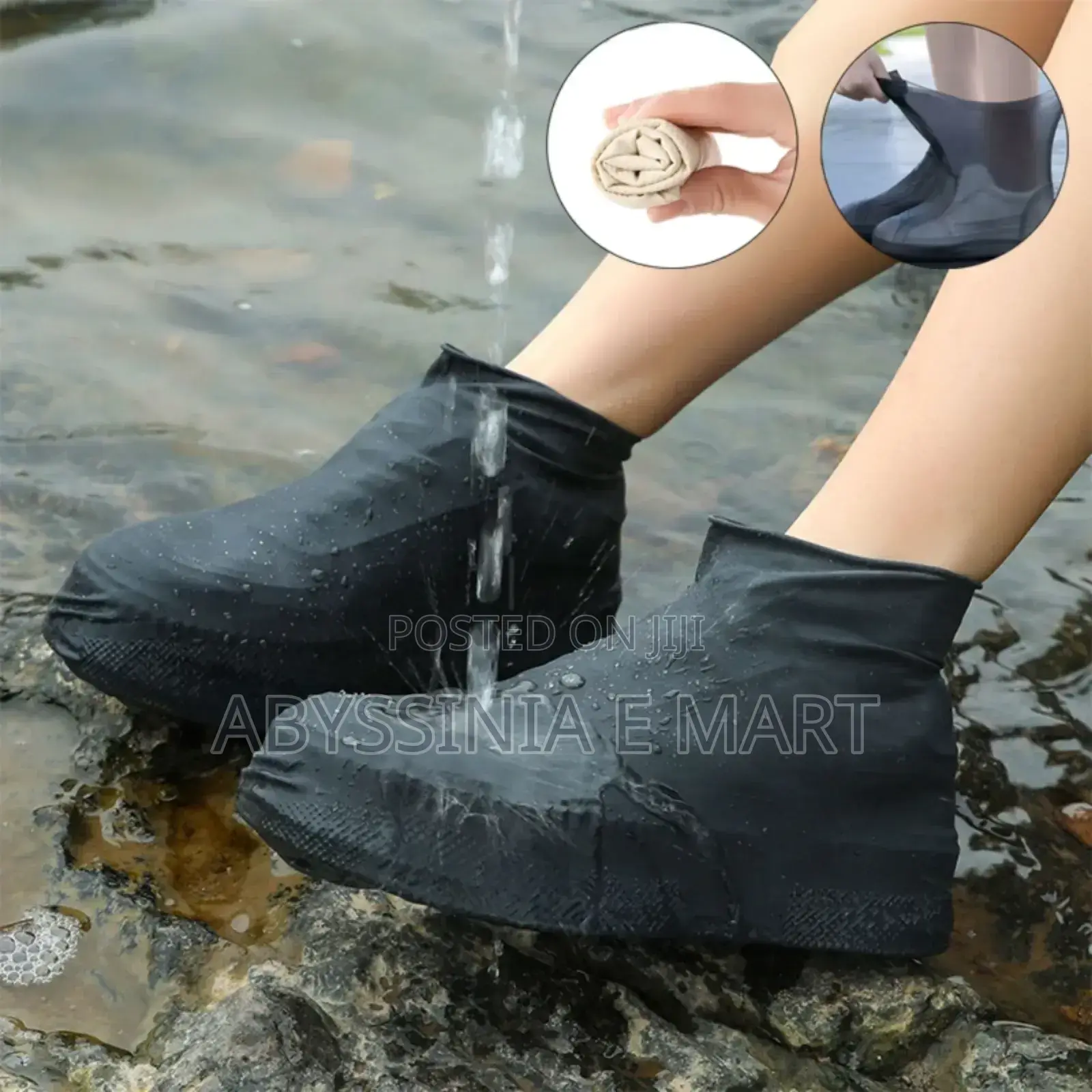 Foldable And Waterproof Silicone Shoe Cover