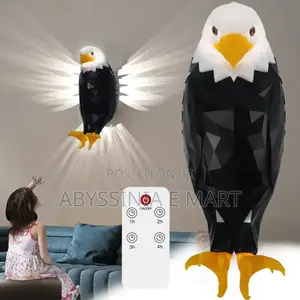 3d Effect Wall-Mounted Led Eagle Wall Light