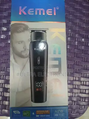 Kemei Km-1113 Professional Hair Clipper and Beard Trimmer. Battery: