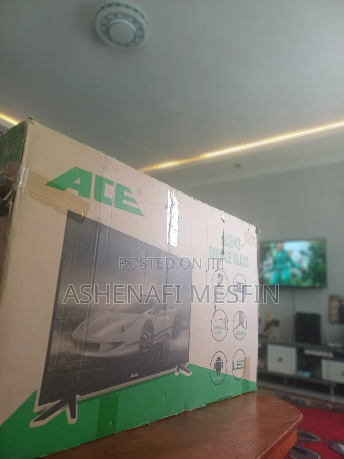 Ace 43 Double Glass Tv