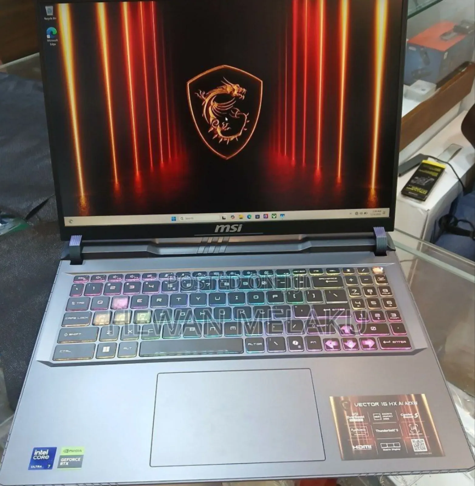 New Laptop MSI 16GB Intel Core Ultra 7 SSD 1T