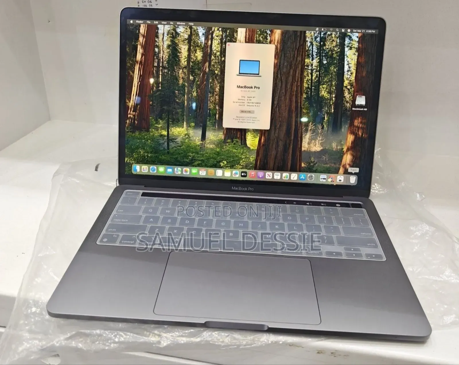 New Laptop Apple MacBook Pro M1 8GB Apple M1 SSD 256GB