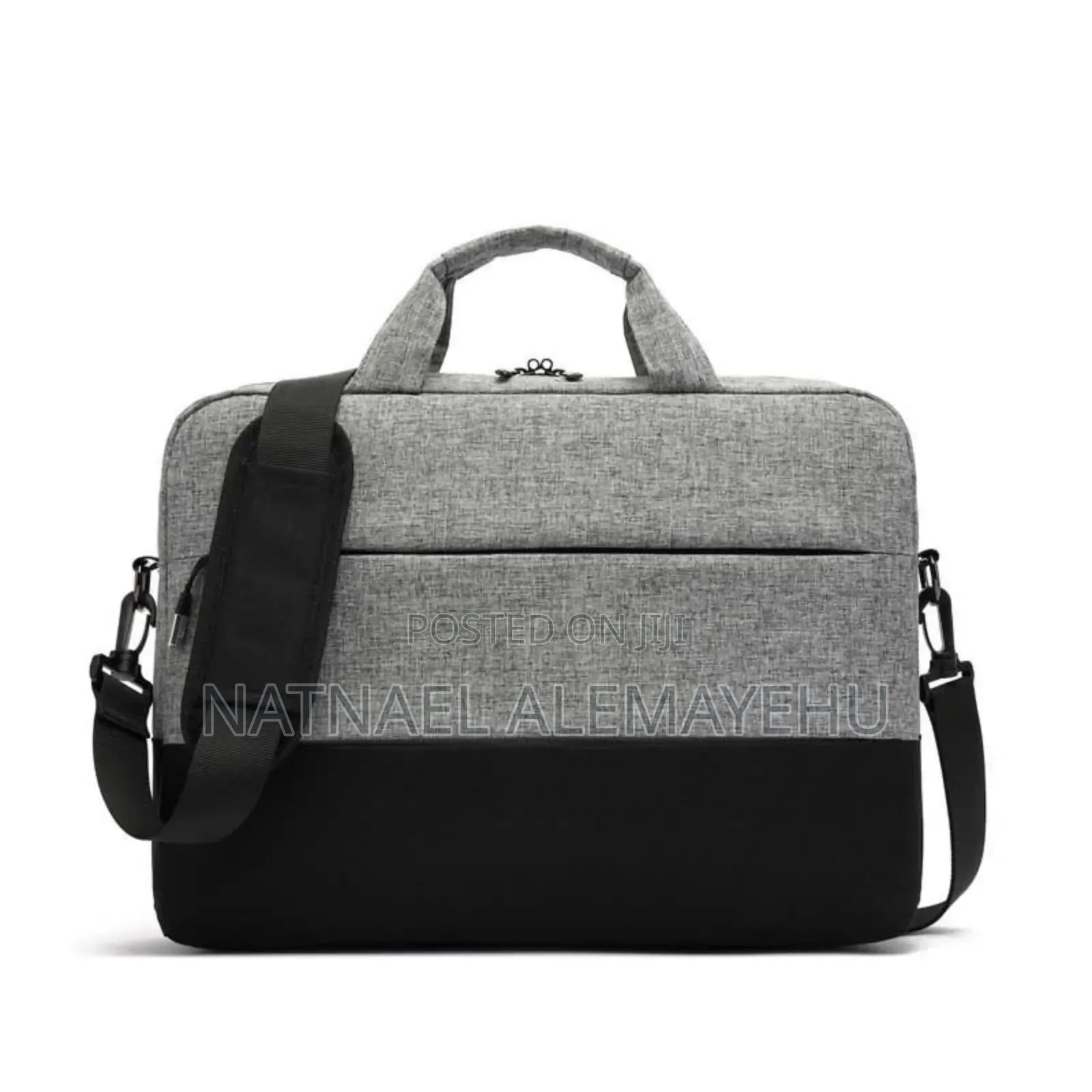 Coolbell Gray and Black Laptop Shoulder Bag 15.6