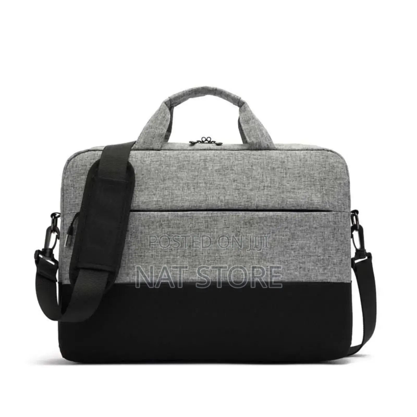 Coolbell Gray and Black Laptop Shoulder Bag 15.6