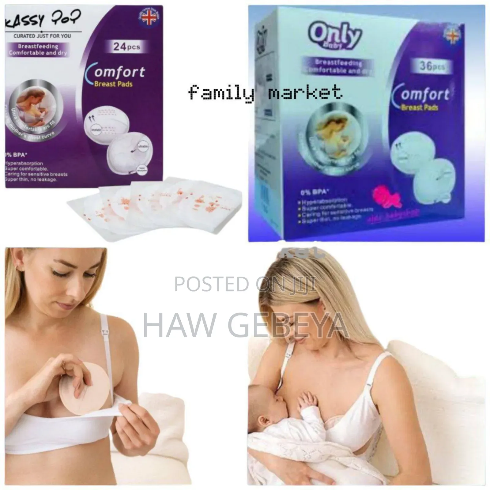 36 PCS Breast Pad