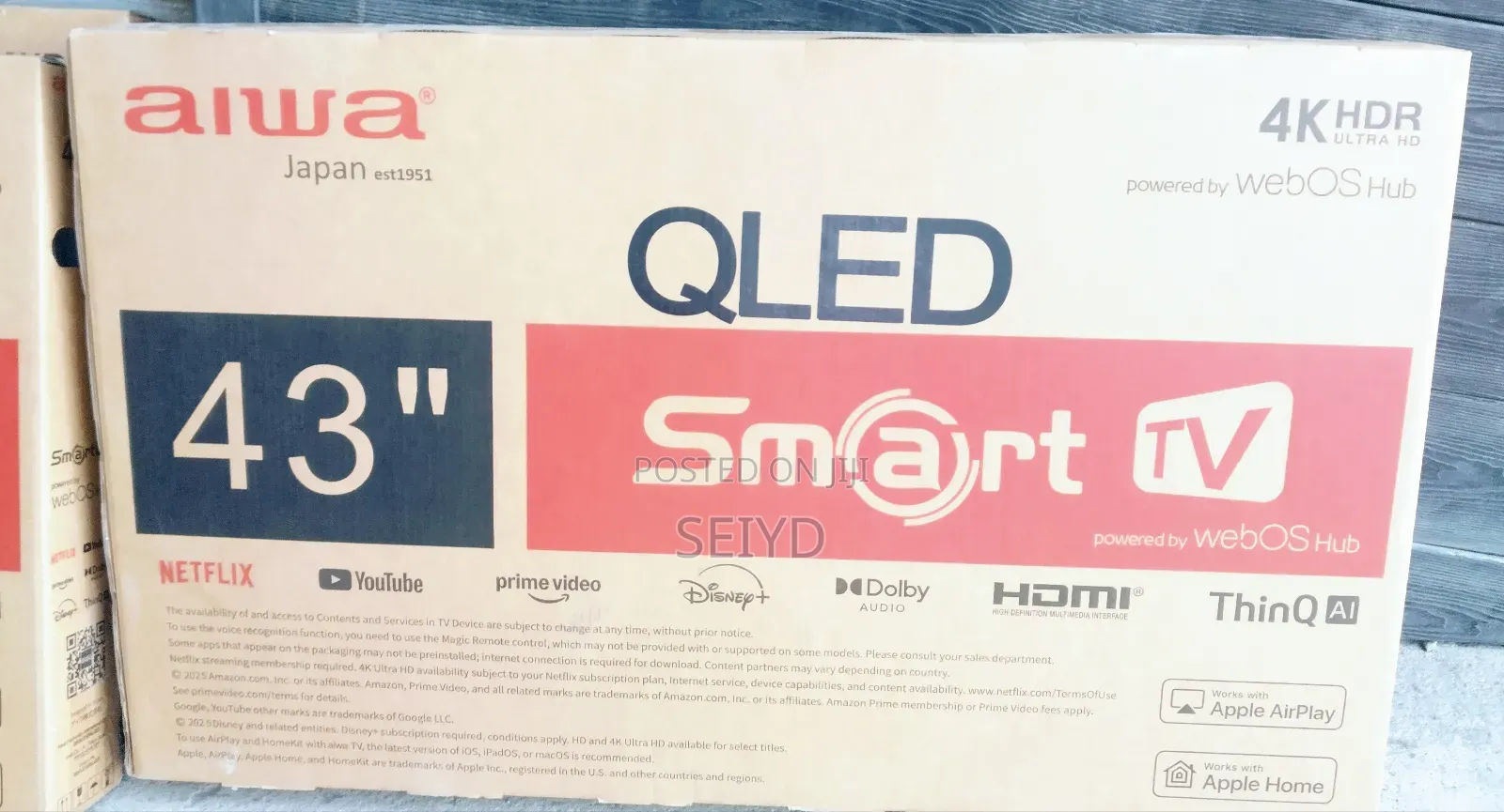 Aiwa Tv 43 Inch Qled Smart