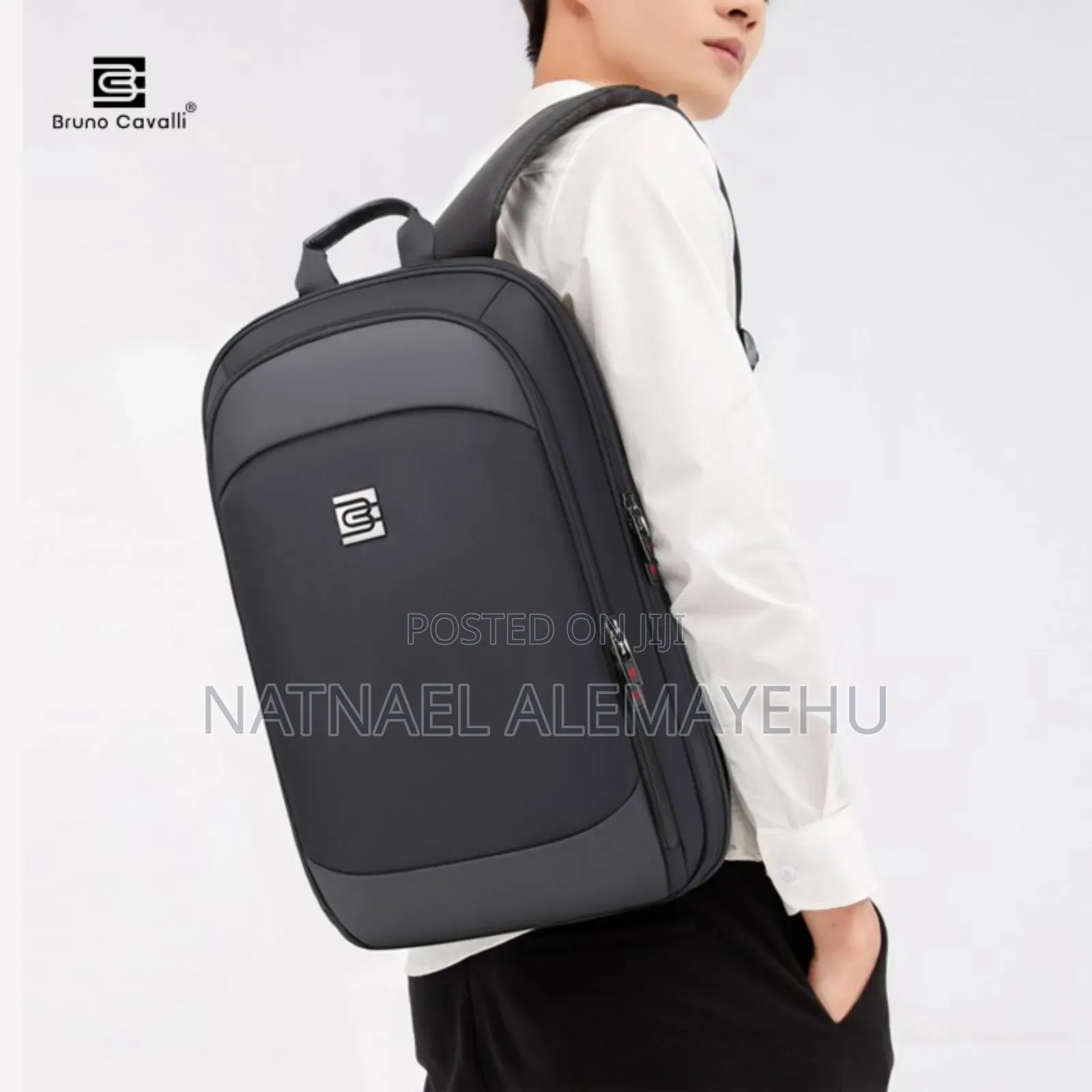 Bruno Cavalli Multifunctional Laptop Backpack.
