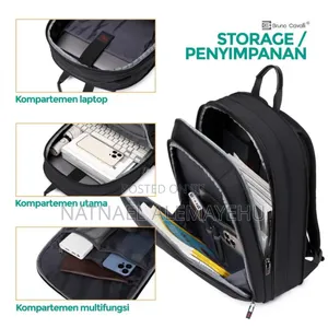 Bruno Cavalli Multifunctional Laptop Backpack.