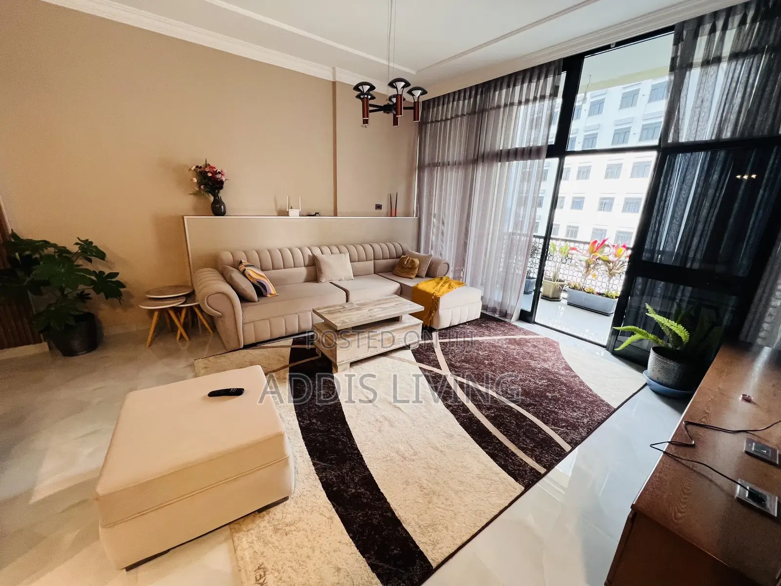 Furnished 2bdrm Apartment in Bole for rent