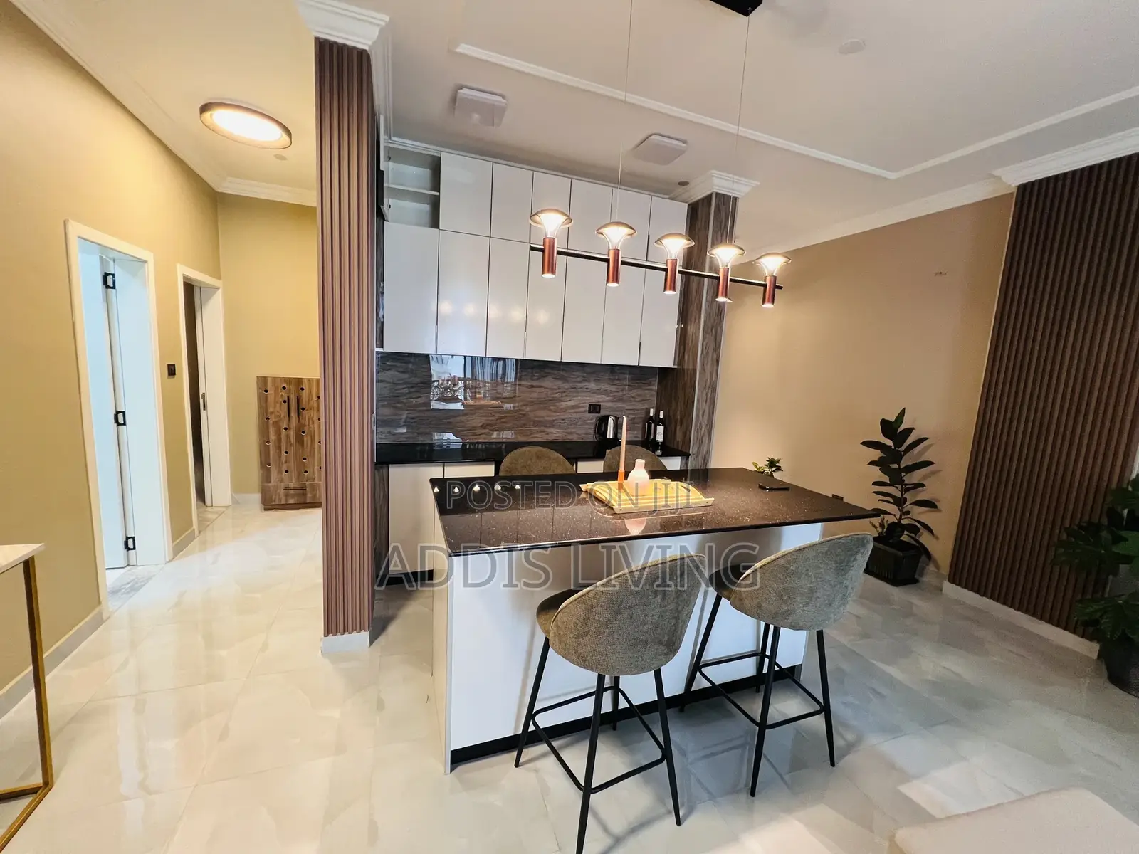 Furnished 2bdrm Apartment in Bole for rent