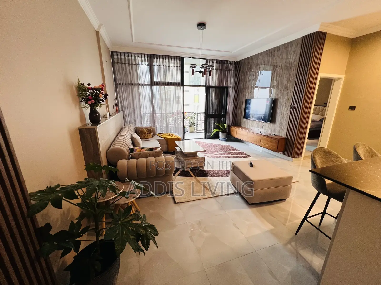 Furnished 2bdrm Apartment in Bole for rent