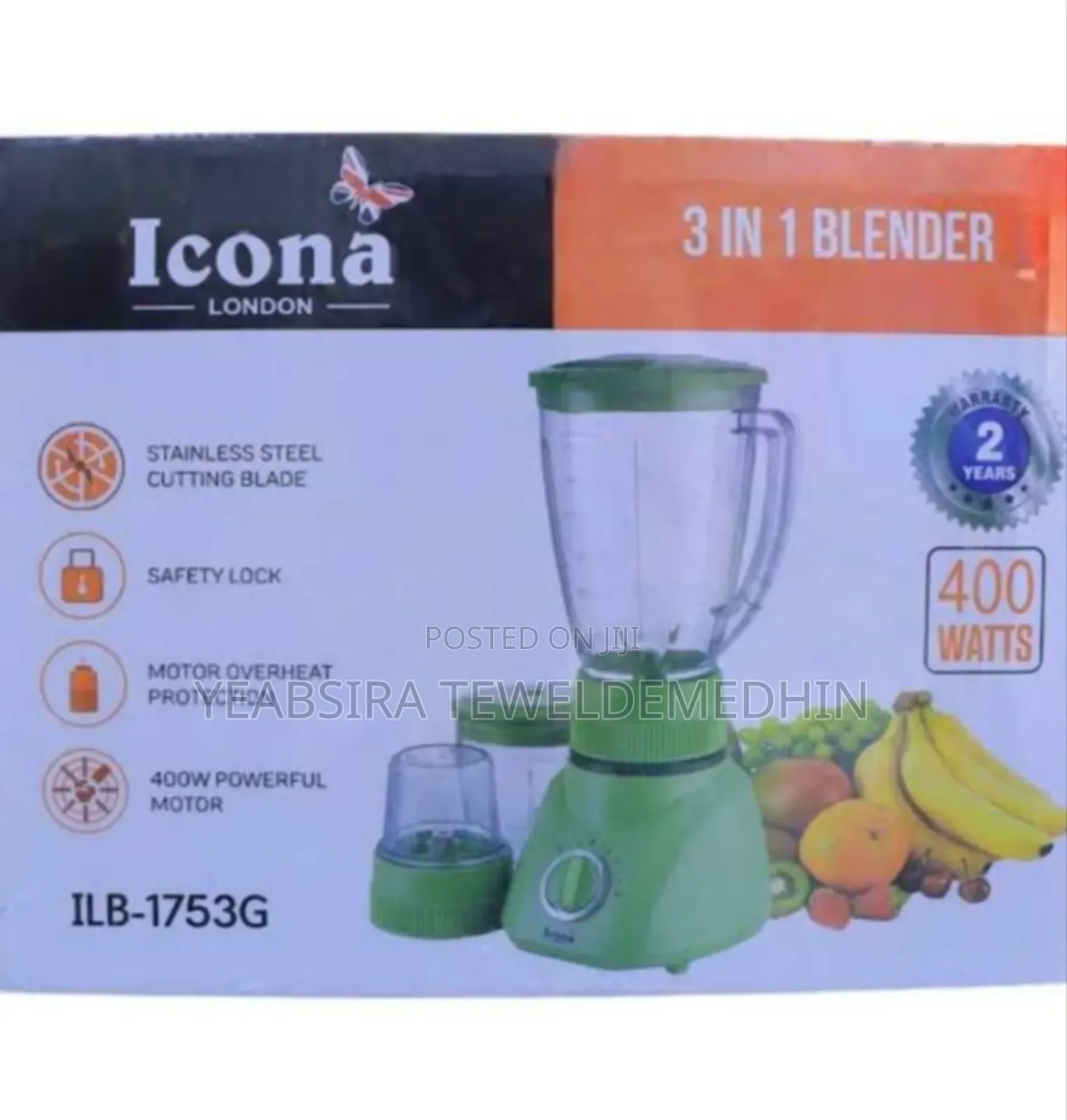Sanford 3 In 1 Blender / Grinder