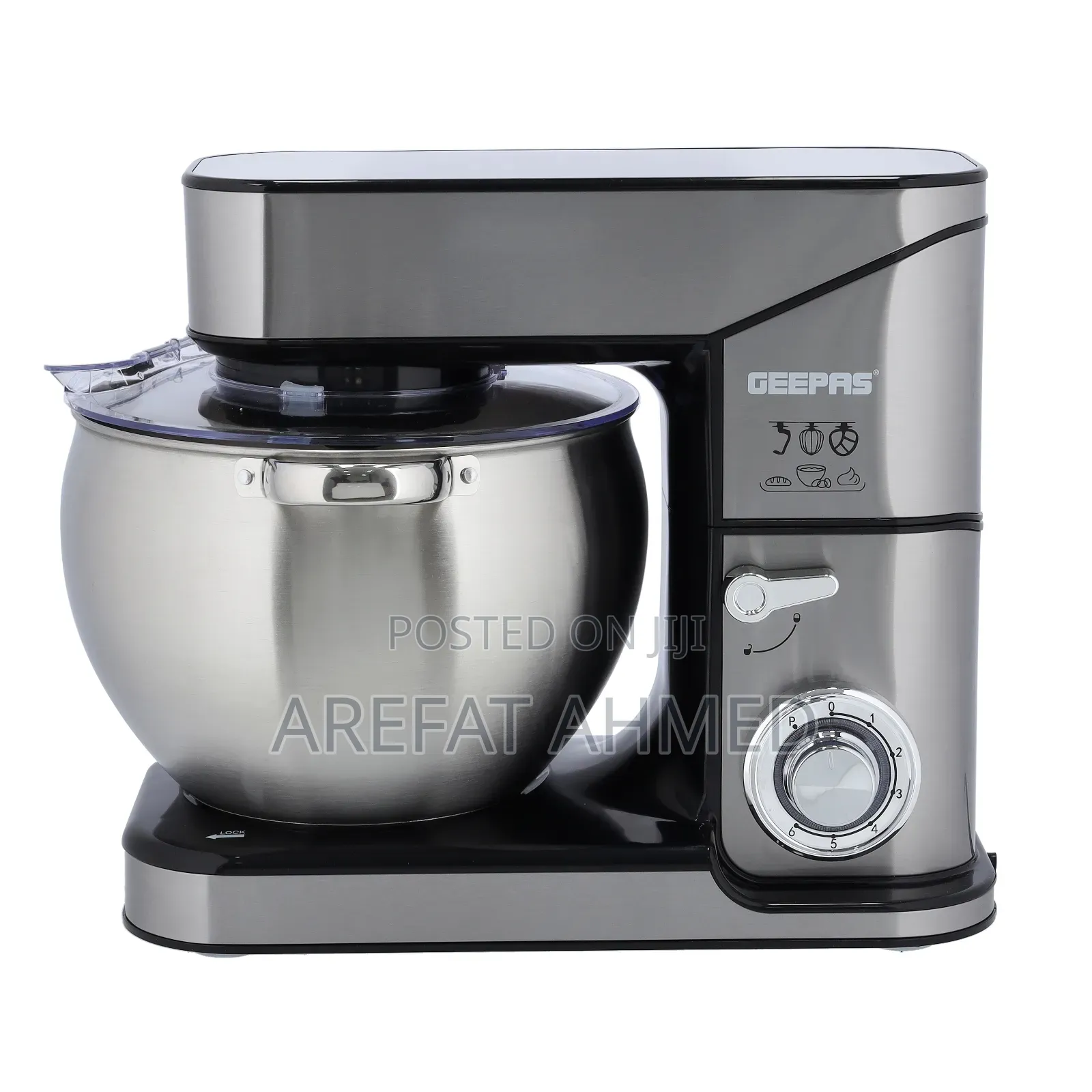 Geepas Gsm43042 Kitchen Machine Stand Mixer.