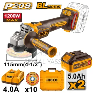Ignco Chargeable Angle Grinder
