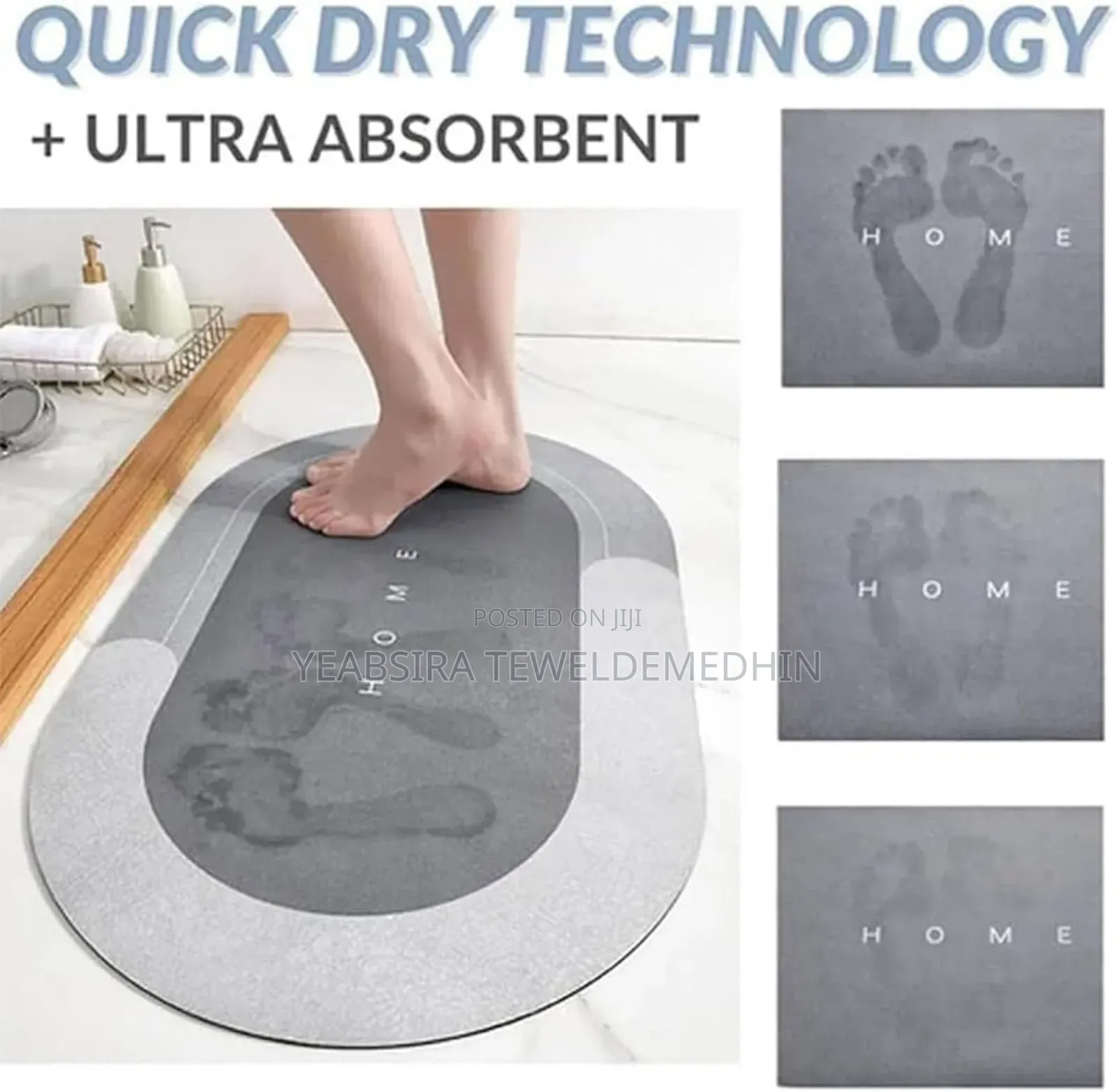 Super Absorbant Bathroom Rugs